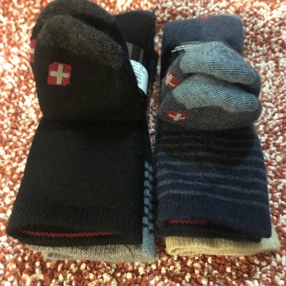 Four pairs Merino Wool Socks MENS 10-13 W25 st NEW - Picture 4 of 6